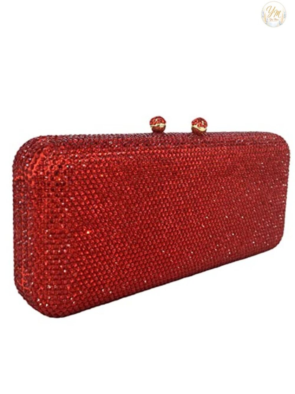 Rhinestone Crystal Clutch Satin Evening Bag Mini Wedding Purse